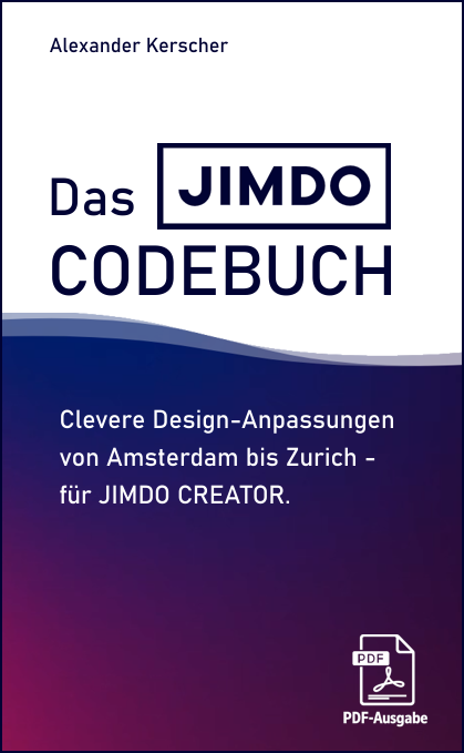 Das JIMDO Codebuch (PDF, 2025)